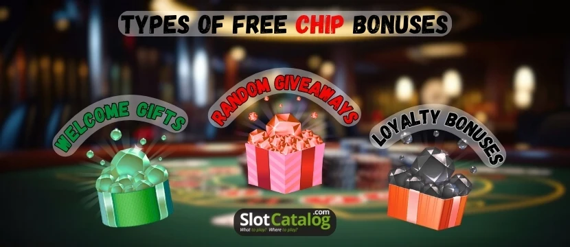Types of Free Chip Bonuses